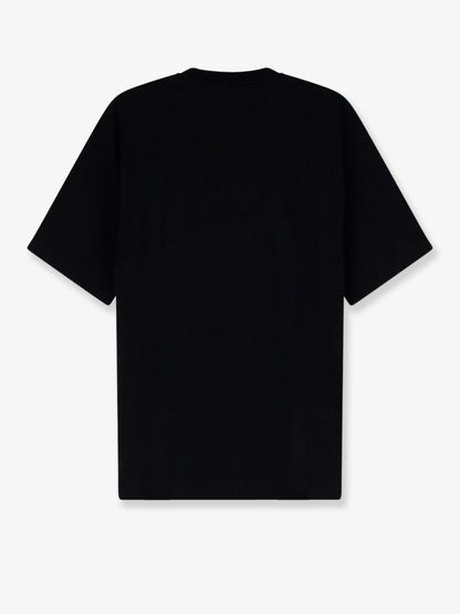 Dolce & Gabbana Cotton T-shirt with embossed DG logo - Nero