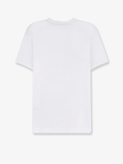 DOLCE & GABBANA - Cotton T-shirt with patch logo on the front