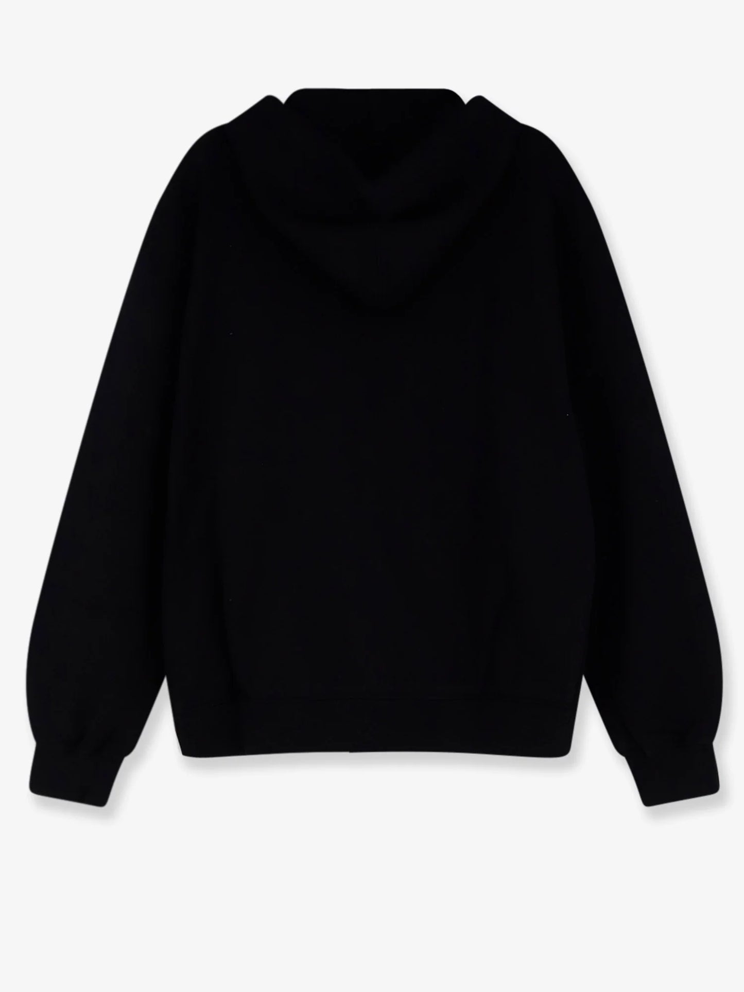 DOLCE & GABBANA - Cotton sweatshirt with metal logo patch