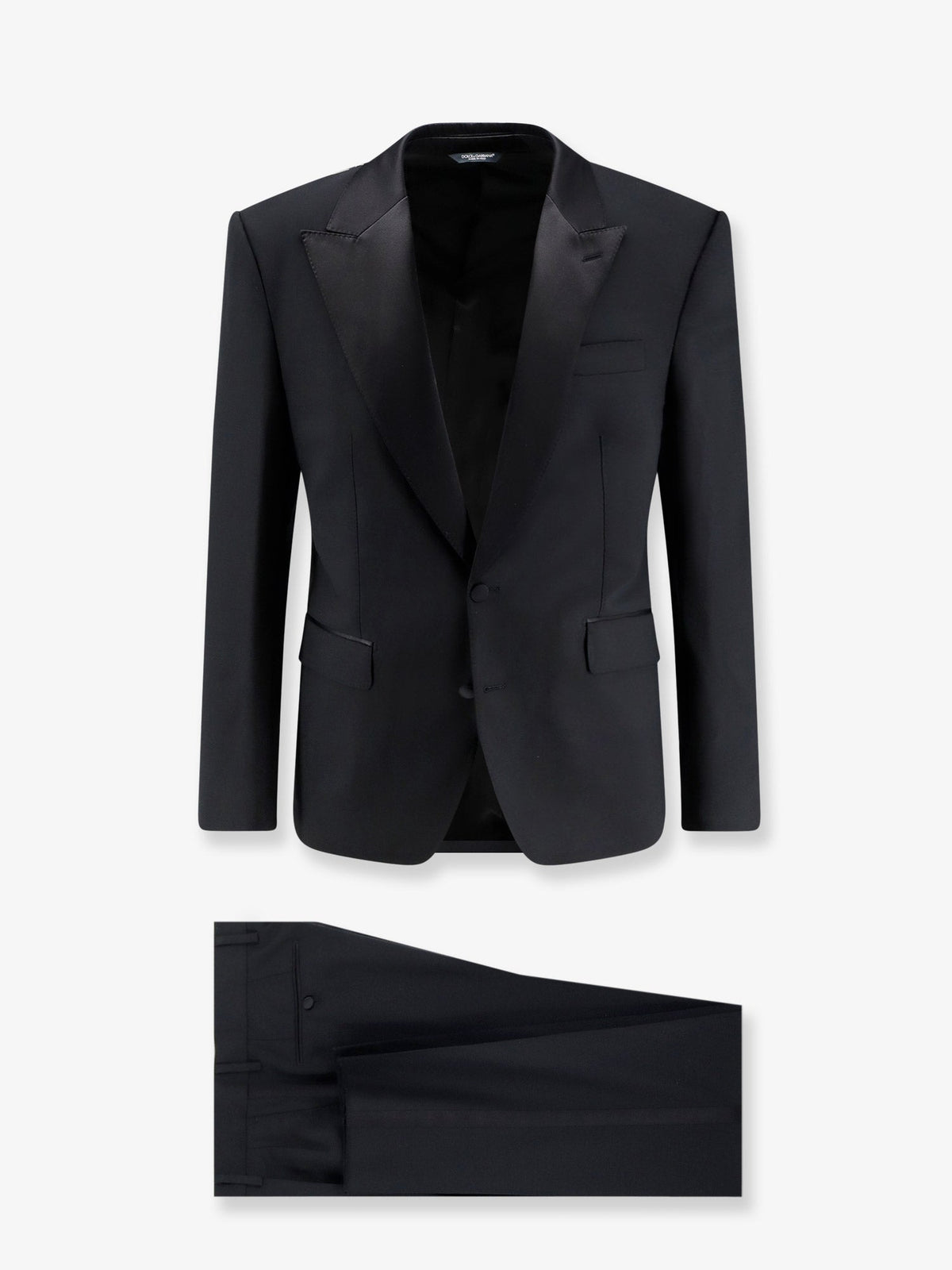 Dolce & Gabbana Sicilia virgin wool and silk blend tuxedo - Nero