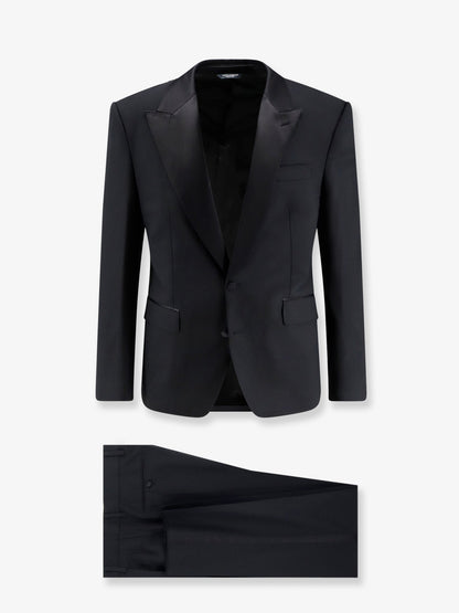 Dolce & Gabbana Sicilia virgin wool and silk blend tuxedo - Nero