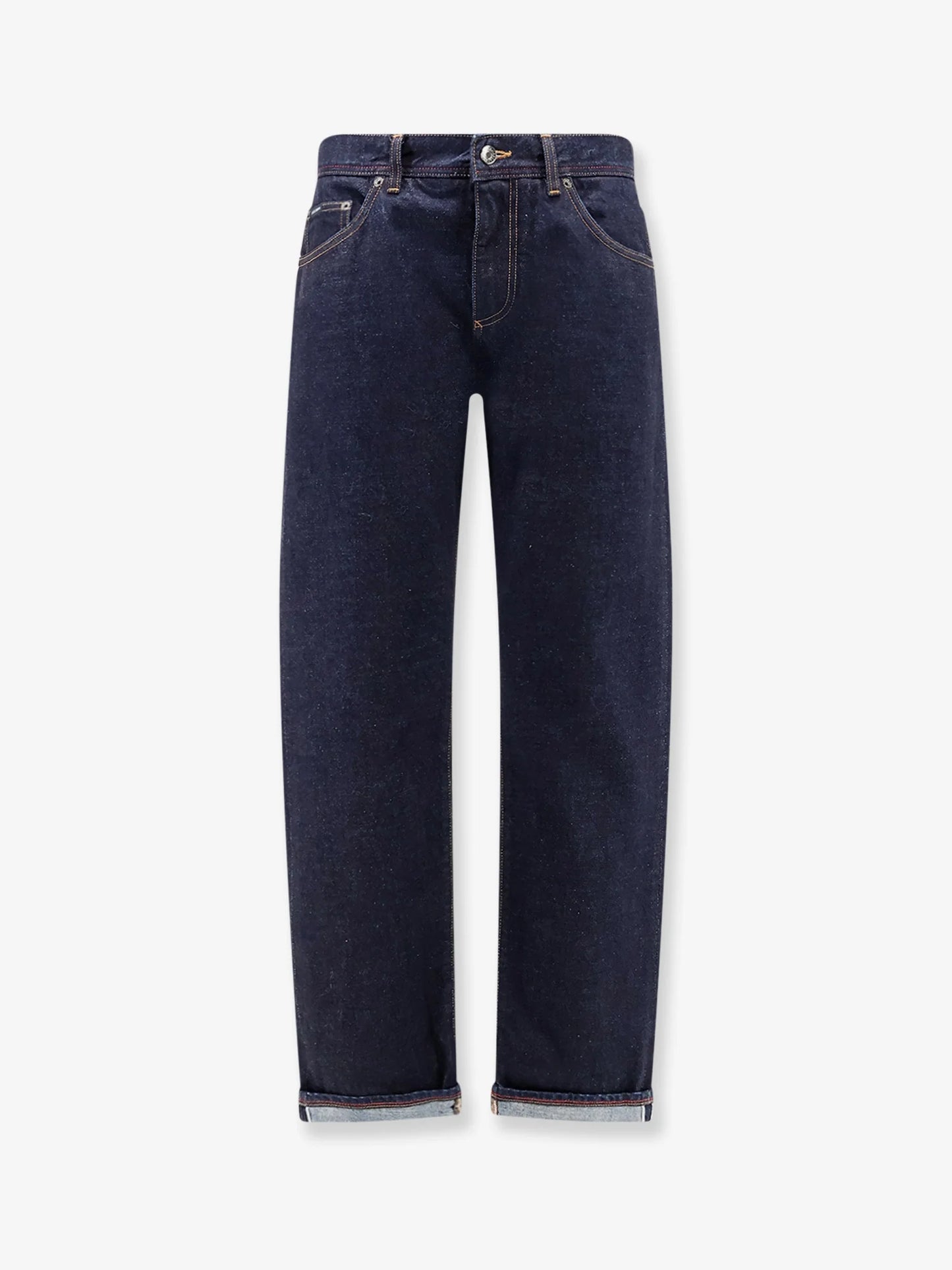 DOLCE & GABBANA - Classic jeans with Logo embroidery