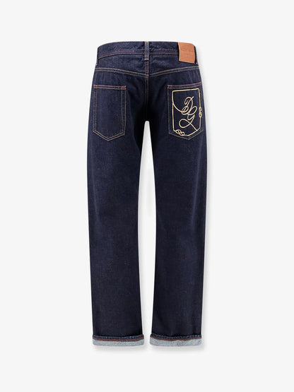 DOLCE & GABBANA - Classic jeans with Logo embroidery