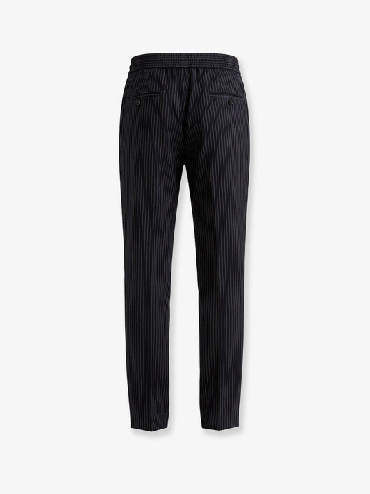 Dolce & Gabbana Pinstriped wool jogging trousers - Rigato
