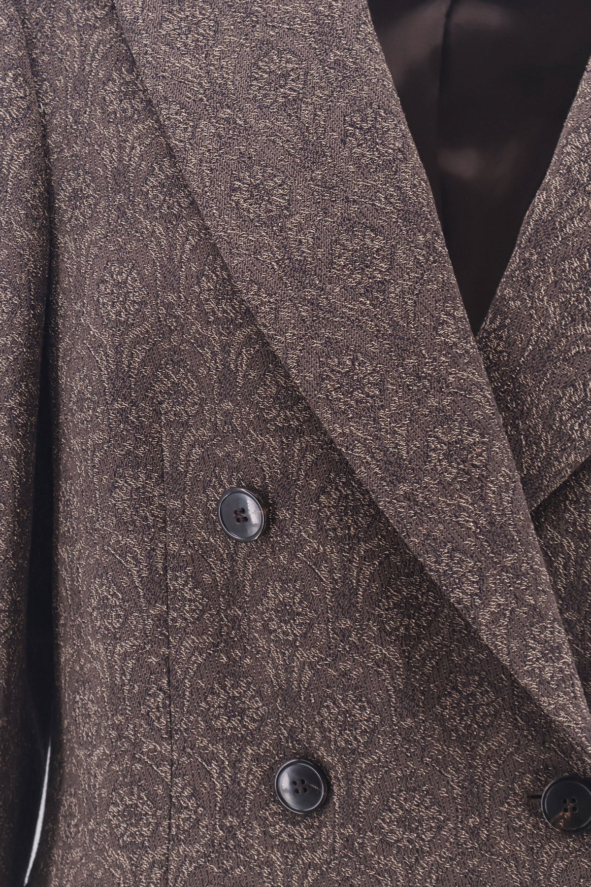 Dries Van Noten Barrysta wool and cotton blazer - Brown