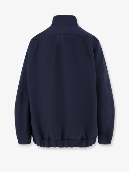 Dries Van Noten Voles wool blend jacket - Navy