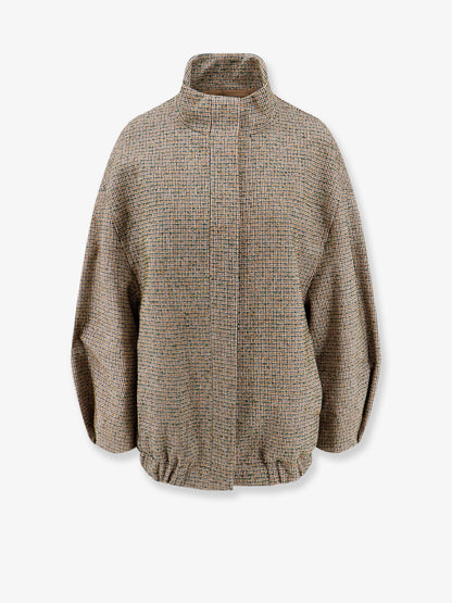 Dries Van Noten Voles cotton and wool blend jacket - Tan
