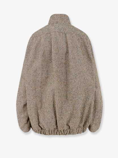 Dries Van Noten Voles cotton and wool blend jacket - Tan