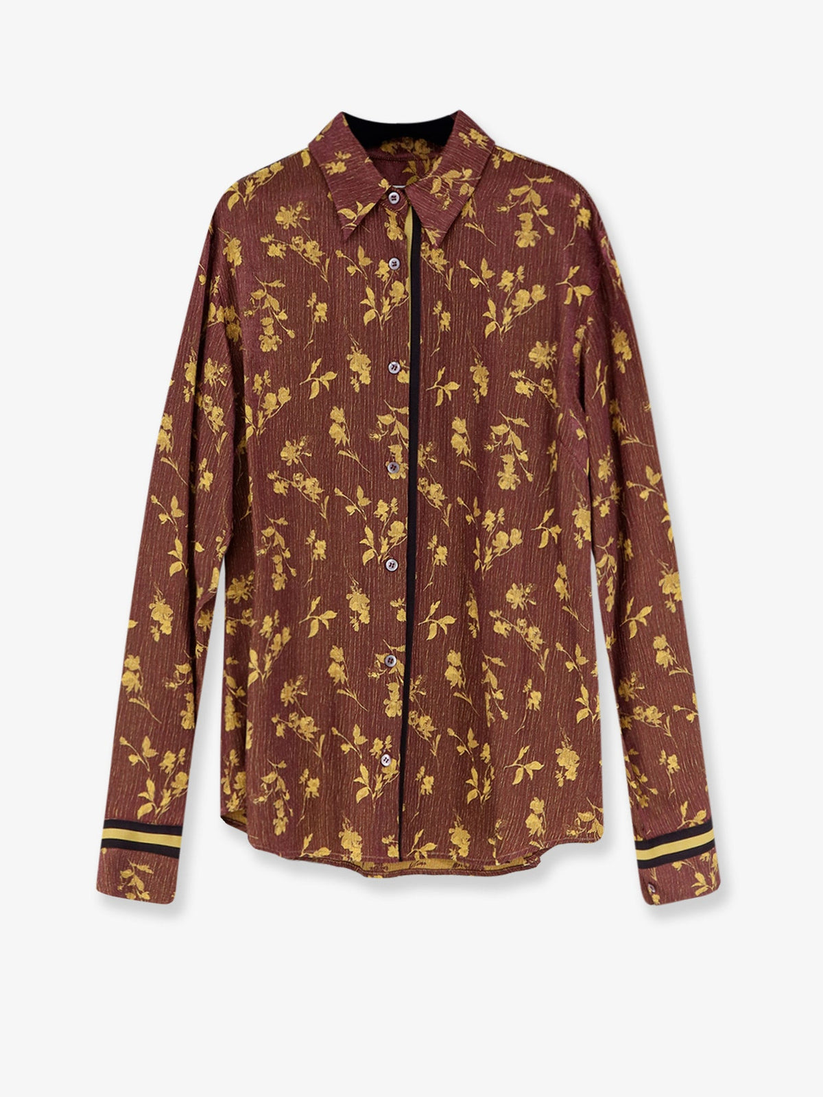 Dries Van Noten Chloris viscose blend shirt - Purple