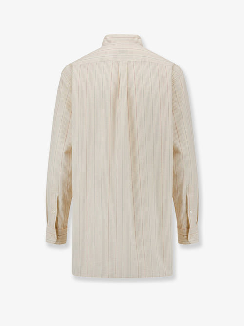 Dries Van Noten Viscose blend shirt with striped pattern - Off White