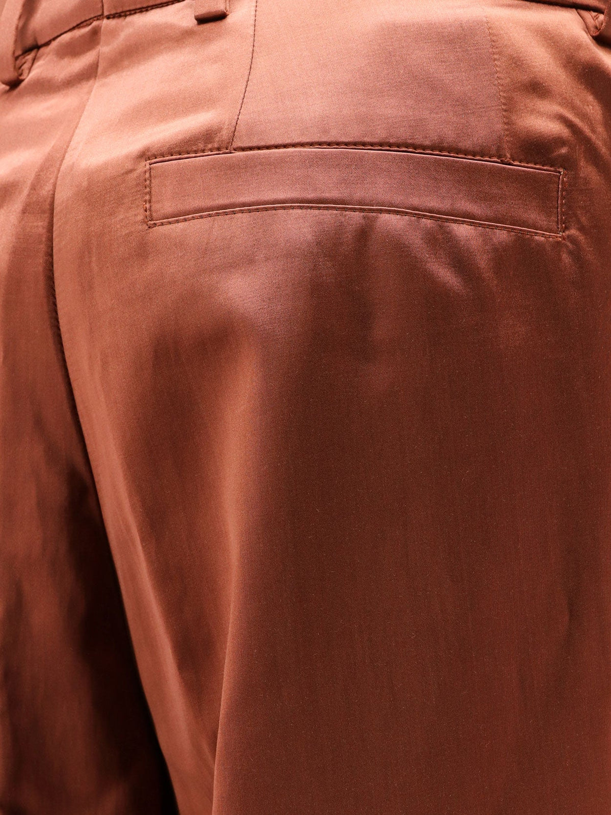 Dries Van Noten Viscose blend trousers - Choco