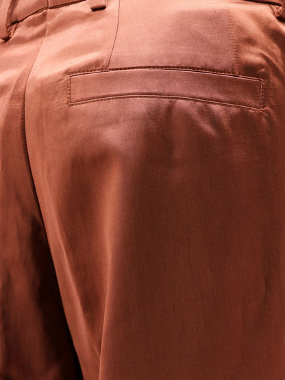 Dries Van Noten Viscose blend trousers - Choco