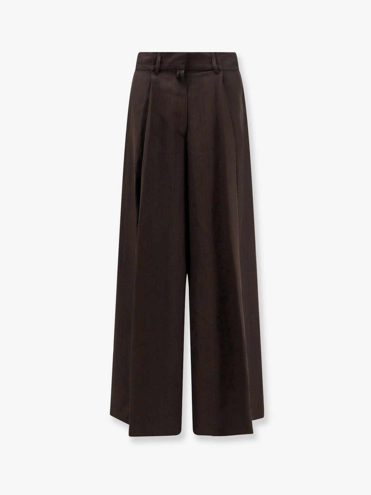 Dries Van Noten Viscose trousers - Brown
