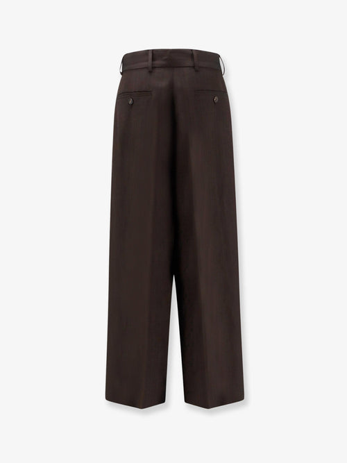 Dries Van Noten Viscose trousers - Brown