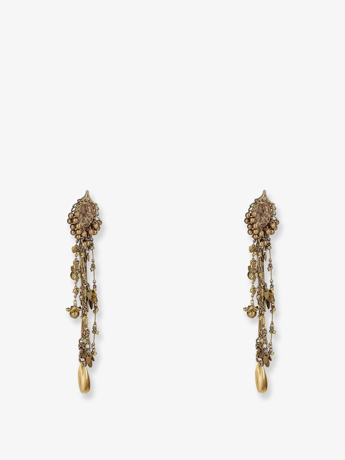 Dries Van Noten Brass earrings - Oldbrass