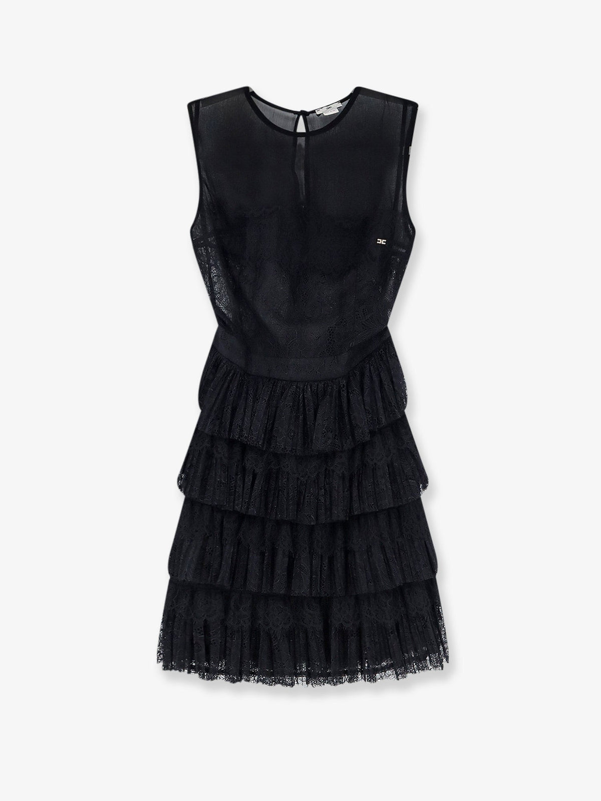 Elisabetta Franchi Lace Mini Dress - Nero