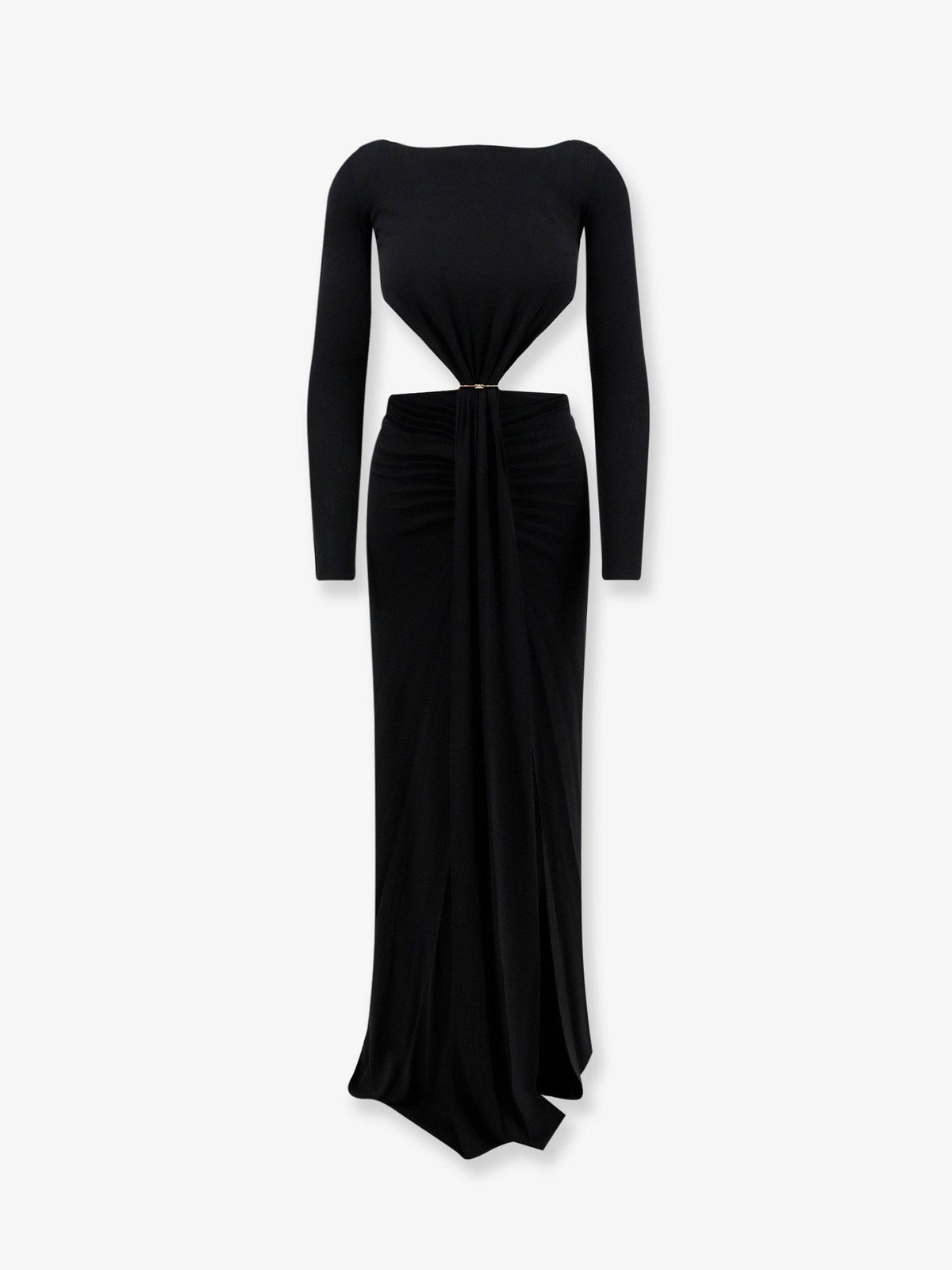 Elisabetta Franchi Red Carpet stretch viscose dress - Nero