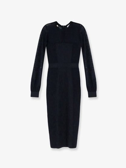 Elisabetta Franchi Knitted dress - Nero