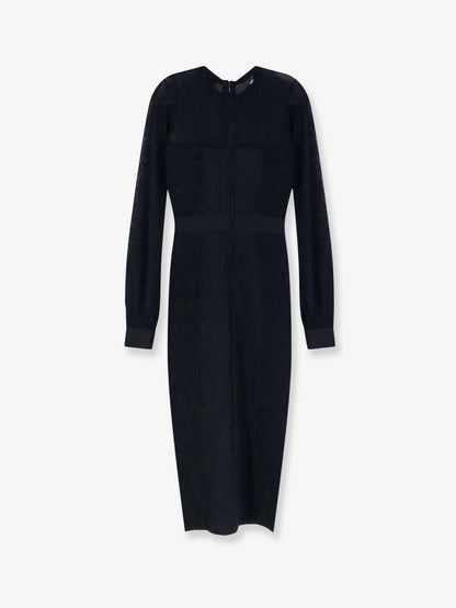 Elisabetta Franchi Knitted dress - Nero