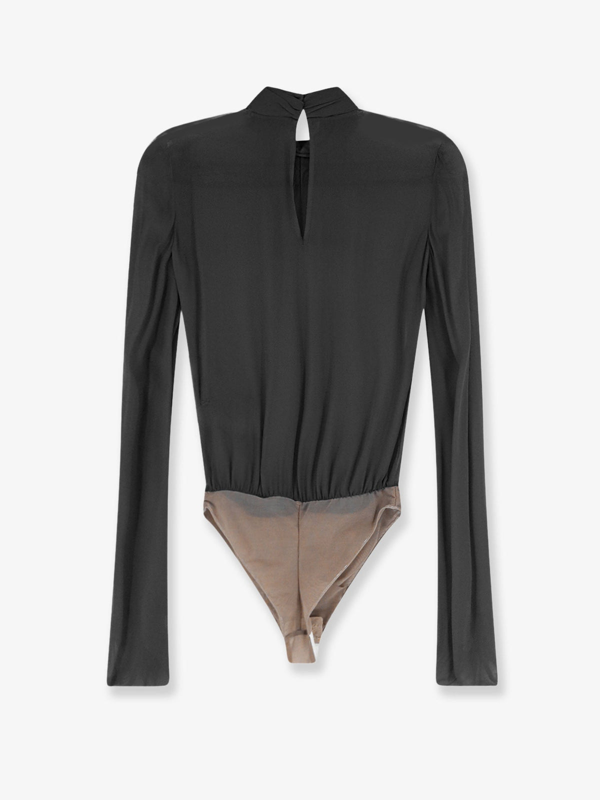 Elisabetta Franchi Viscose shirt with body detail - Nero