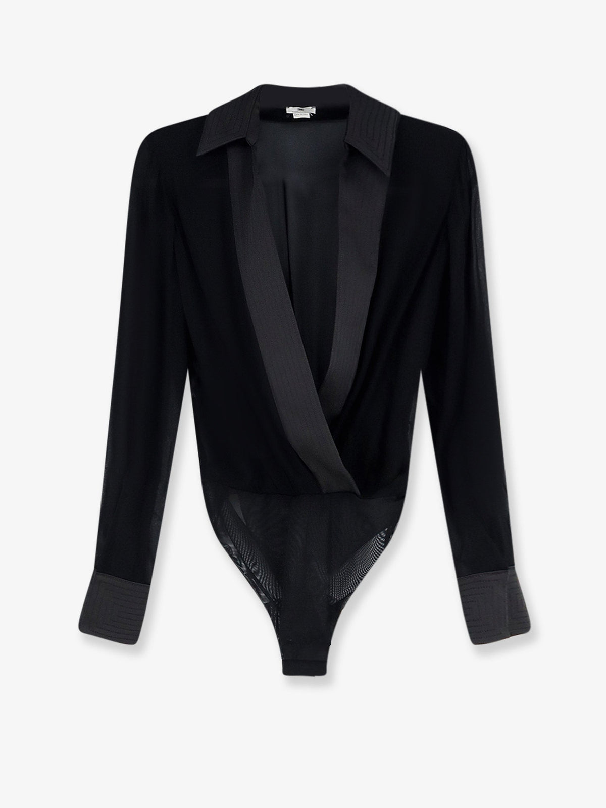 Elisabetta Franchi Viscose Body Shirt - Nero