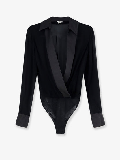 Elisabetta Franchi Viscose Body Shirt - Nero