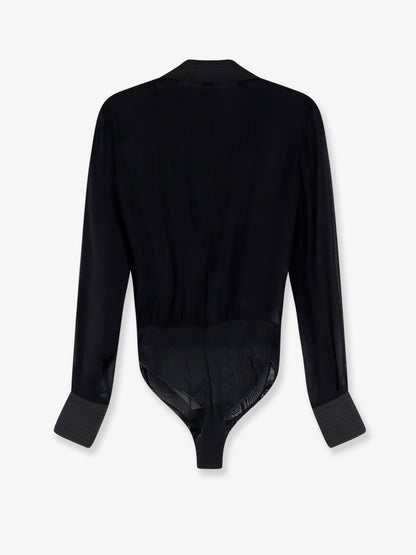 Elisabetta Franchi Viscose Body Shirt - Nero