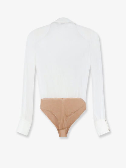 Elisabetta Franchi Viscose Body Shirt - Avorio