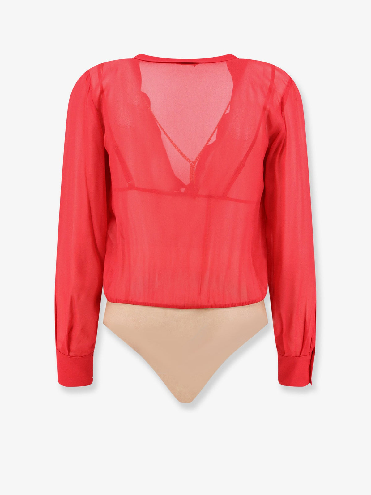 Elisabetta Franchi Viscose Body Shirt - Red