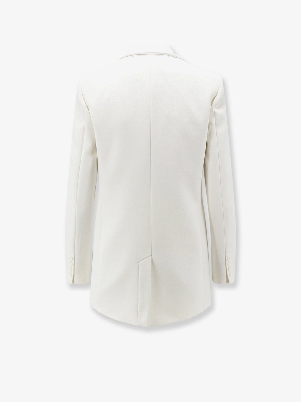 Elisabetta Franchi Daily blazer with stitched profiles - Avorio