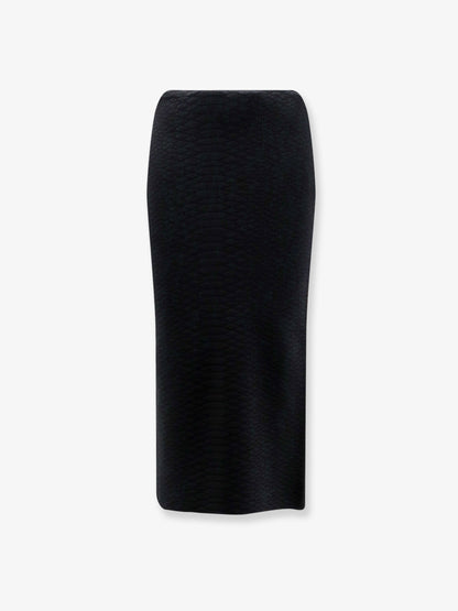 Elisabetta Franchi Knit midi skirt - Nero