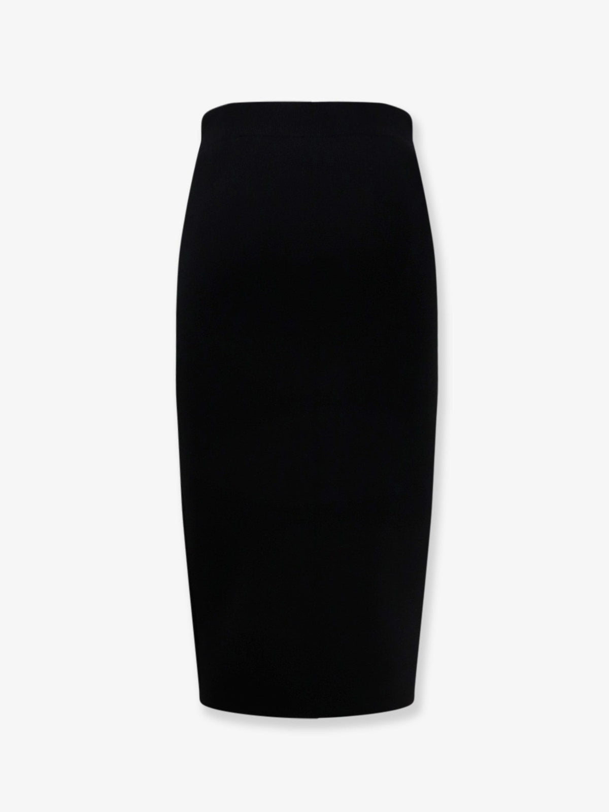 Elisabetta Franchi Viscose and nylon skirt with zip - Nero