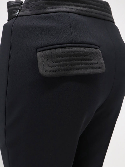 Elisabetta Franchi Stretch flared trousers - Nero