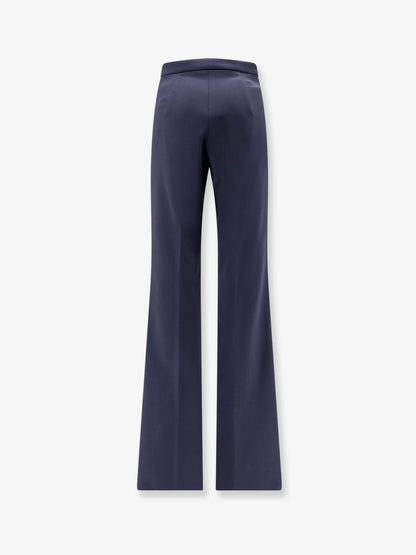 Elisabetta Franchi Essentials trousers with Monogram detail - Blu