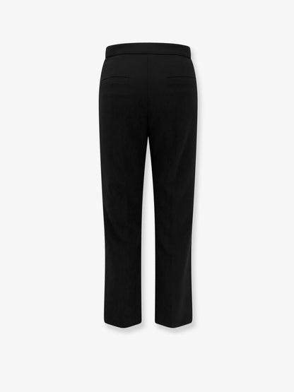 Elisabetta Franchi Essentials trousers with Monogram detail - Nero