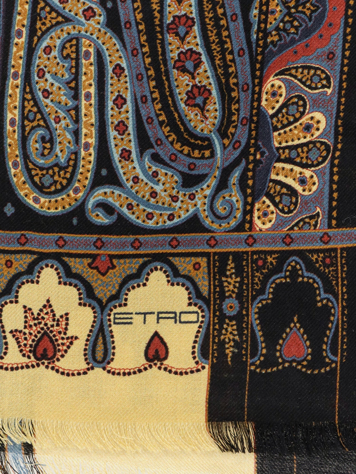 Etro Wool and silk scarf - Bordo