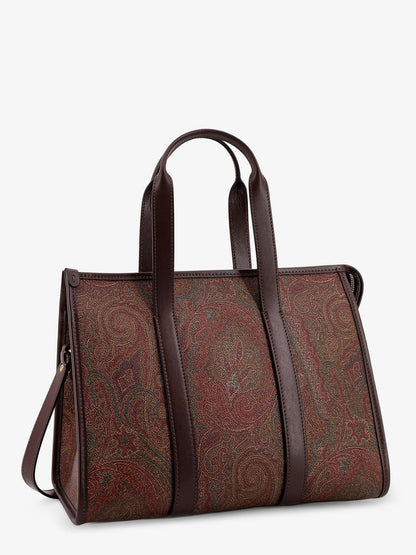 Etro Arnica M Paisley Fabric handbag - Nero