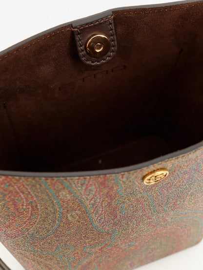 Etro Etro Essential Paisley jacquard handbag - Nero