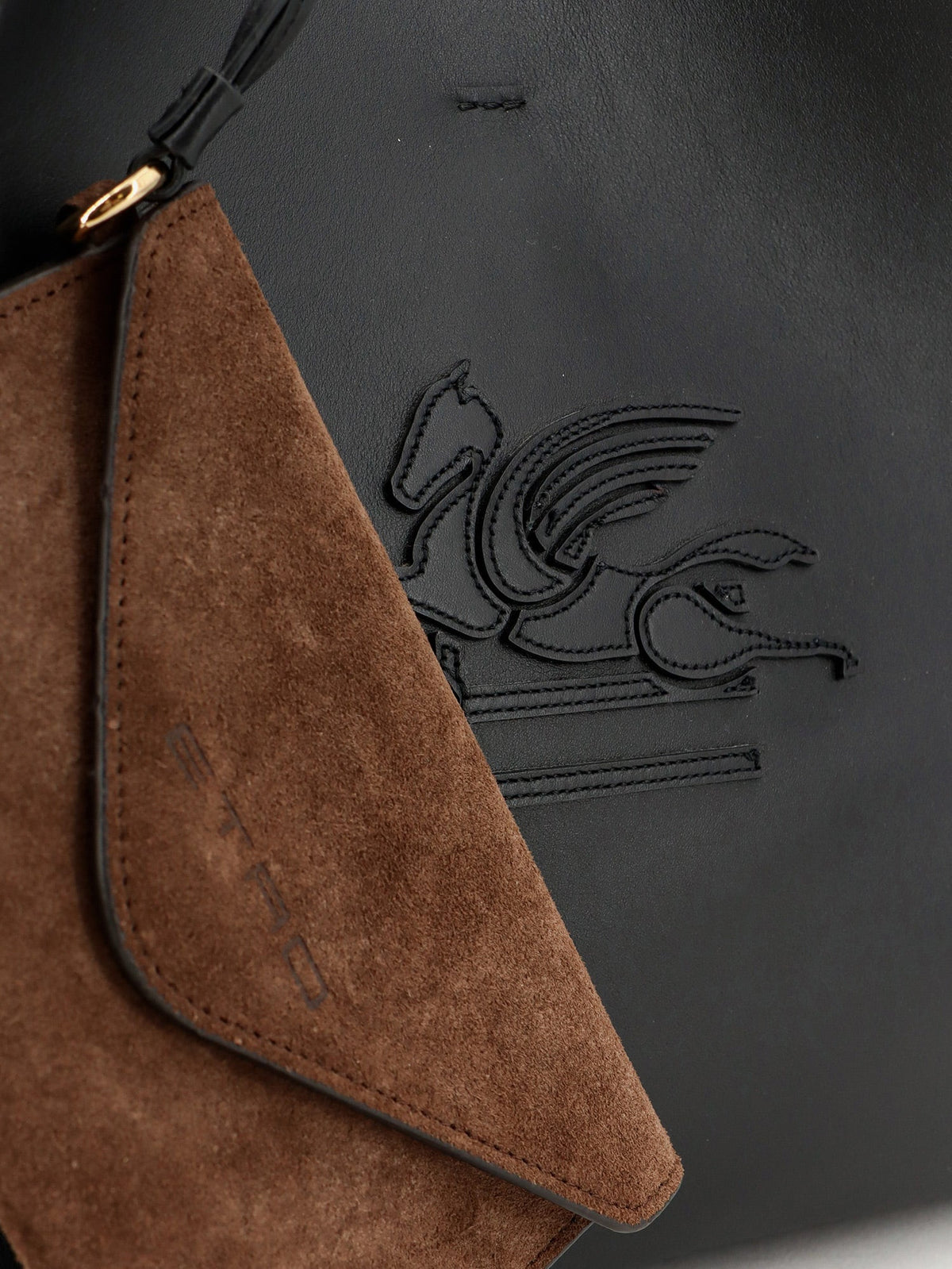 Etro Libra Leather Shopping bag - Nero