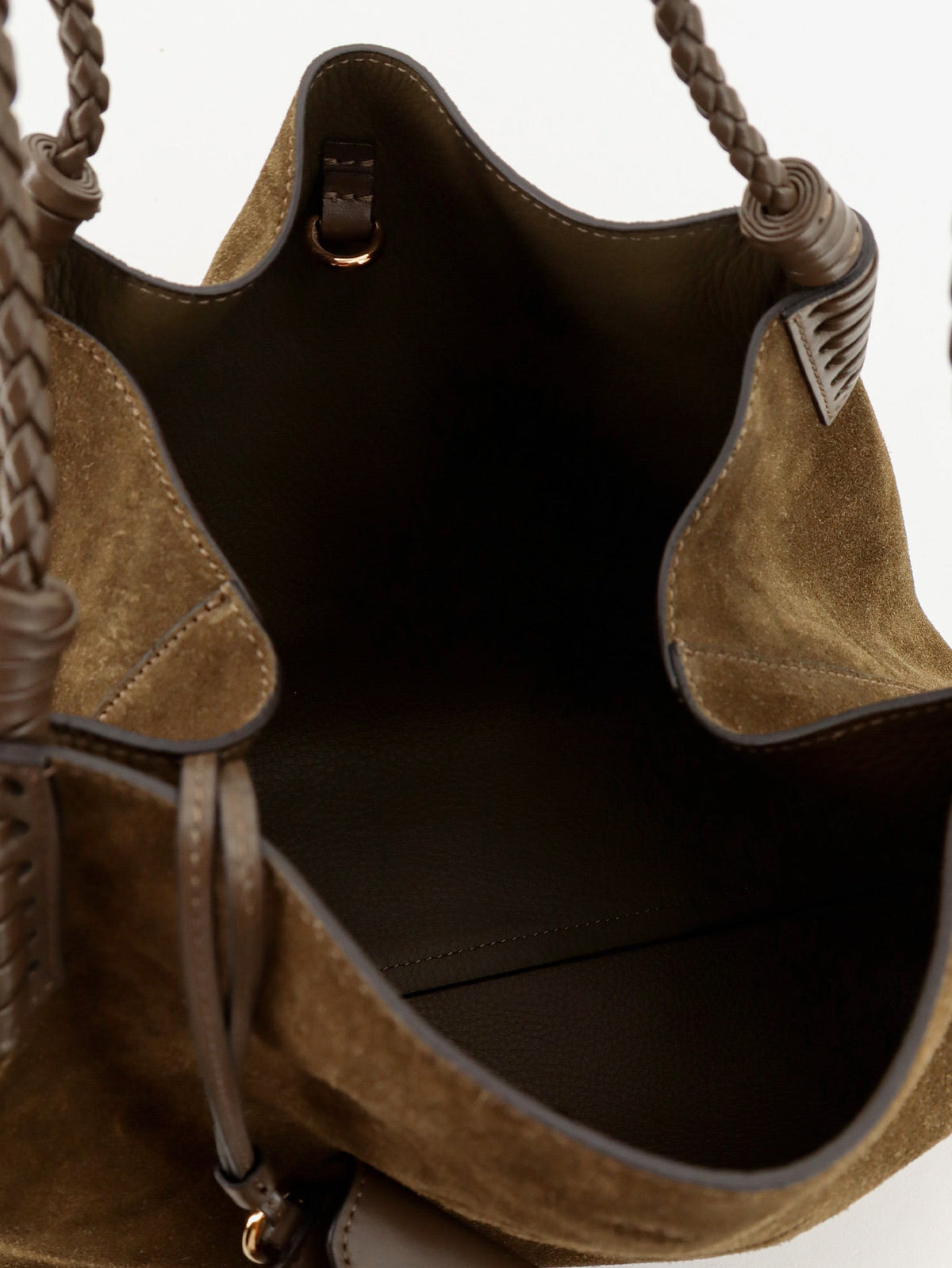 Etro Libra S Arnica suede shopping bag - Marrone