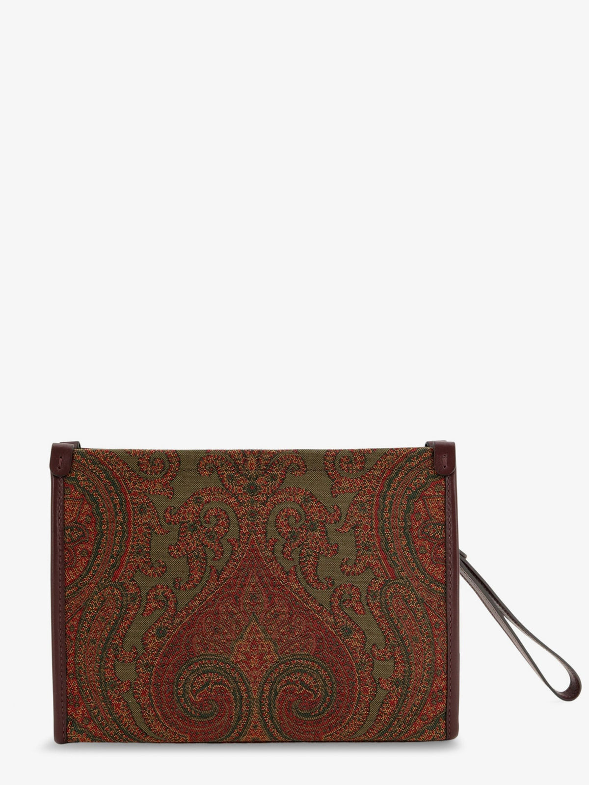 Etro Paisley pattern clutch bag - Multicolor