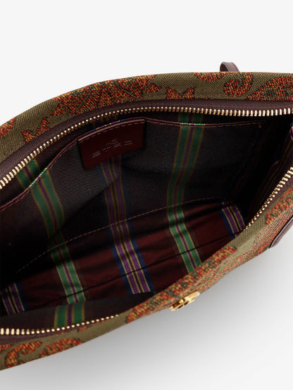Etro Paisley pattern clutch bag - Multicolor