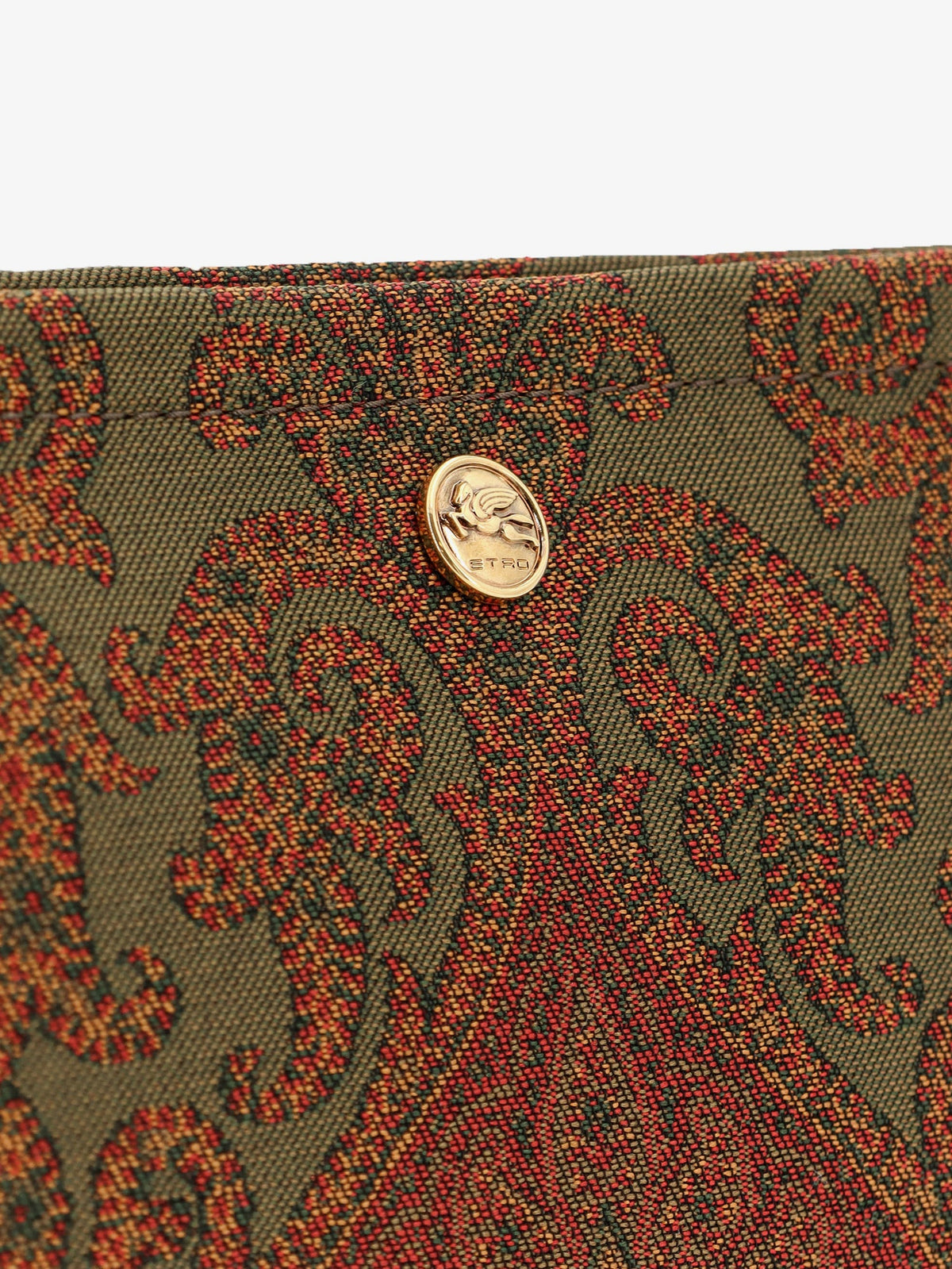 Etro Paisley pattern clutch bag - Multicolor