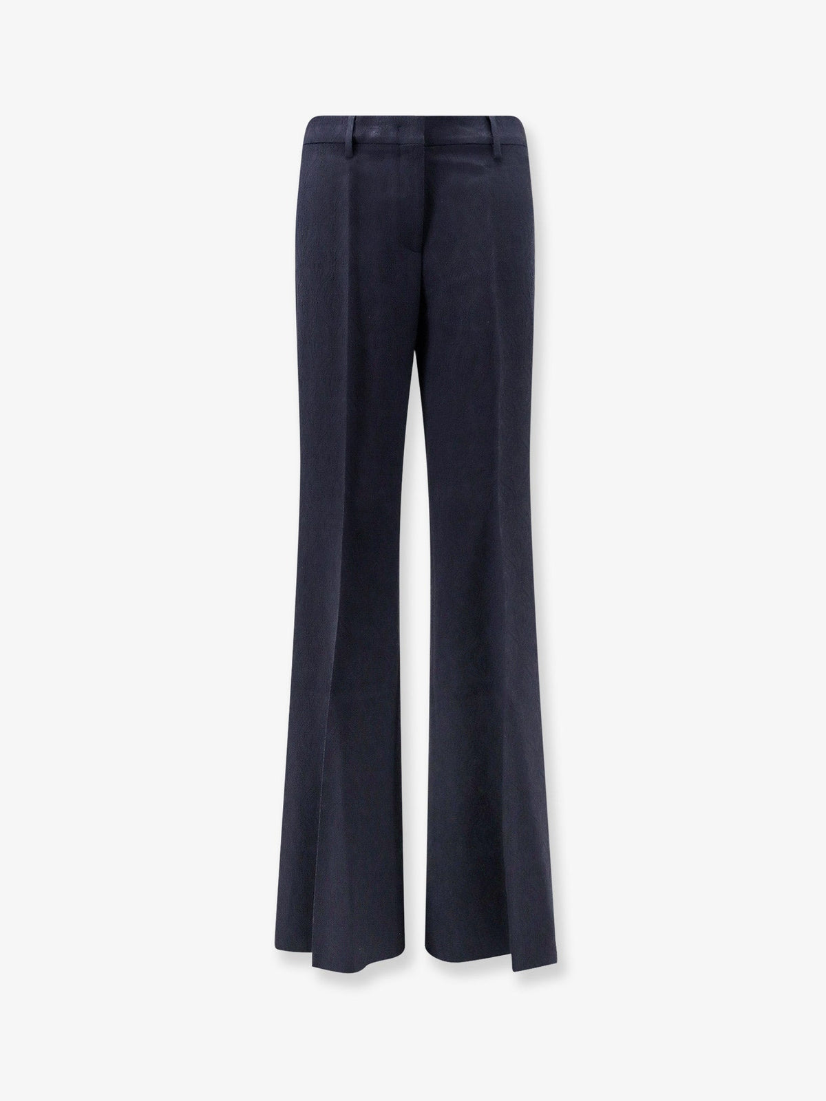 Etro Wool blend trousers with paisley pattern - Nero