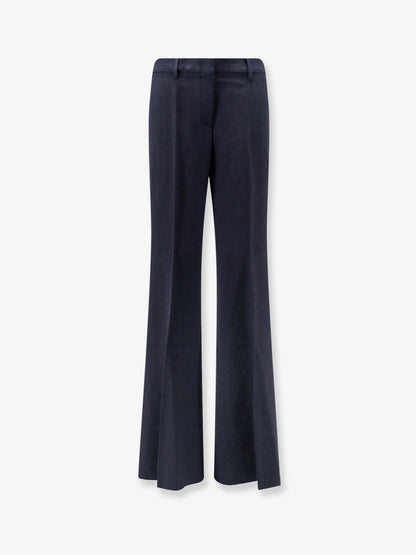 Etro Wool blend trousers with paisley pattern - Nero