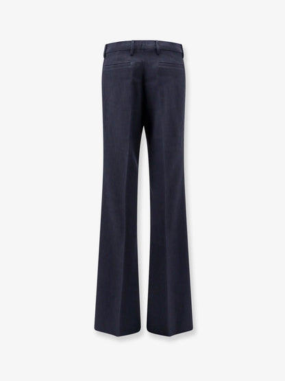 Etro Wool blend trousers with paisley pattern - Nero