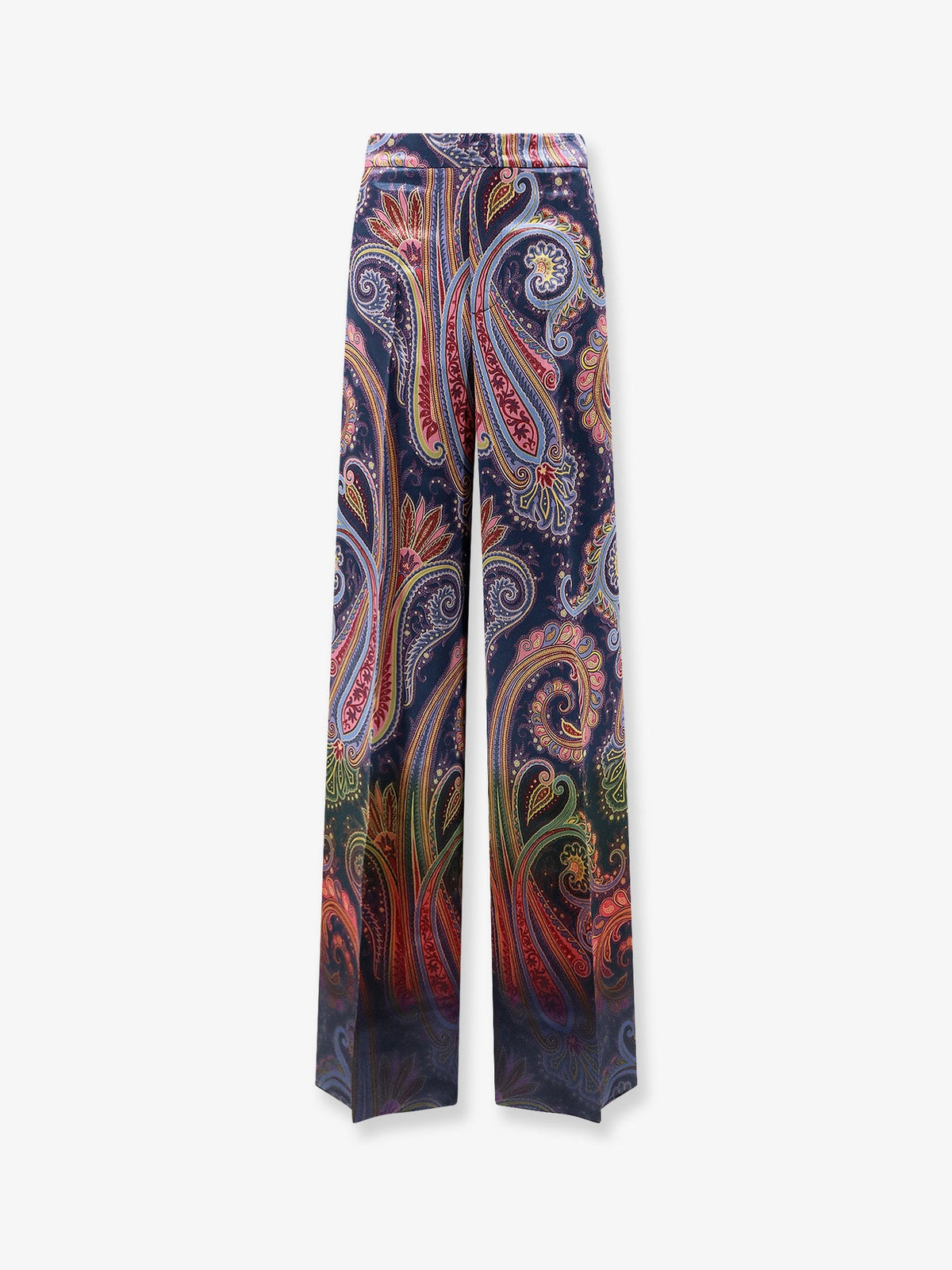 Etro Wide-leg trousers with paisley pattern - Multicolor