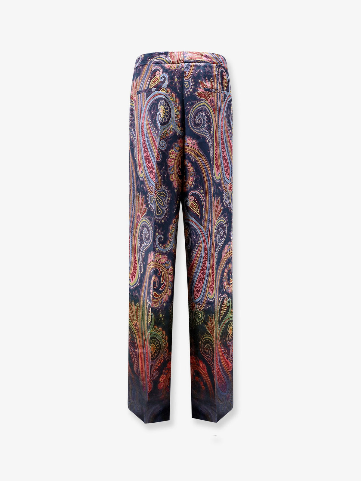 Etro Wide-leg trousers with paisley pattern - Multicolor