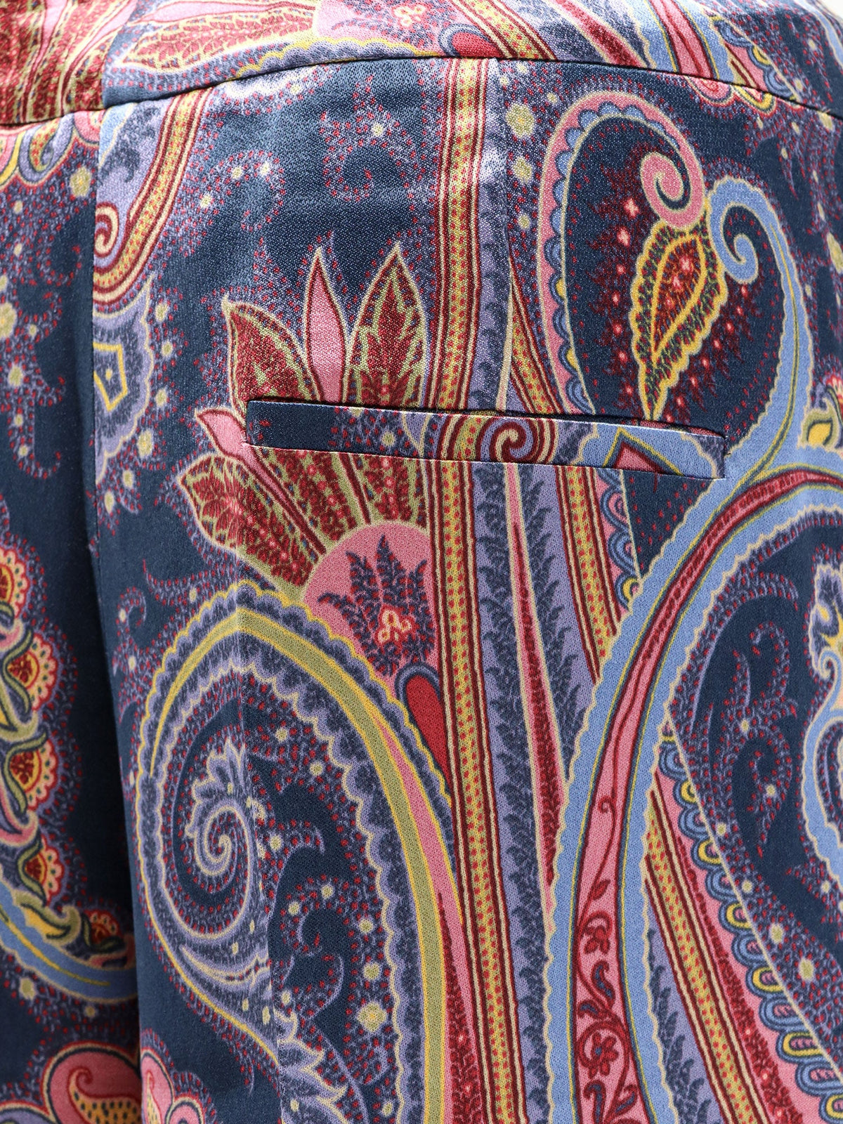 Etro Wide-leg trousers with paisley pattern - Multicolor