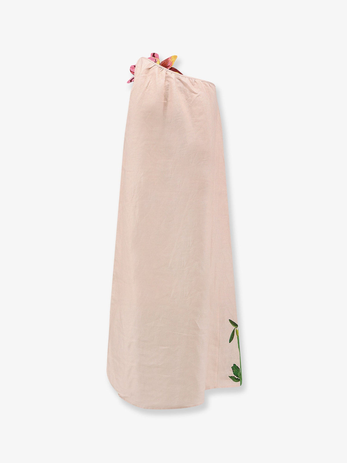 Farm Rio Natural linen dress - Gardenterracepink